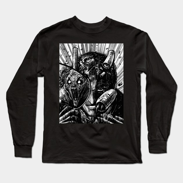 Evil Dead Shotgun Shells Long Sleeve T-Shirt by DougSQ